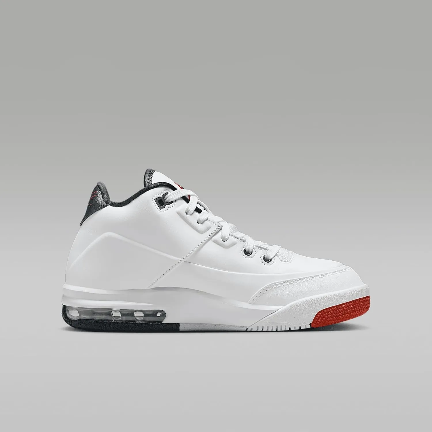 Jordan Flight Origin 3 Big Kids' Shoes (IB3692-100, White/Black/Gym Red)