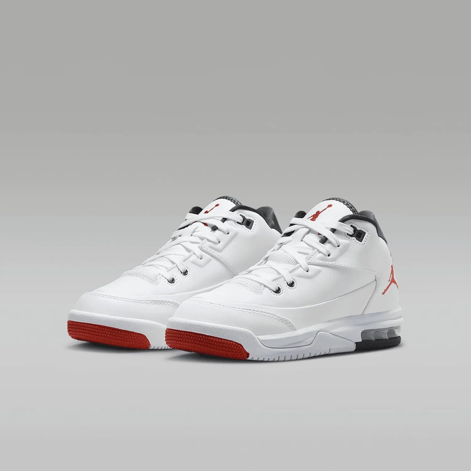 Jordan Flight Origin 3 Big Kids' Shoes (IB3692-100, White/Black/Gym Red)