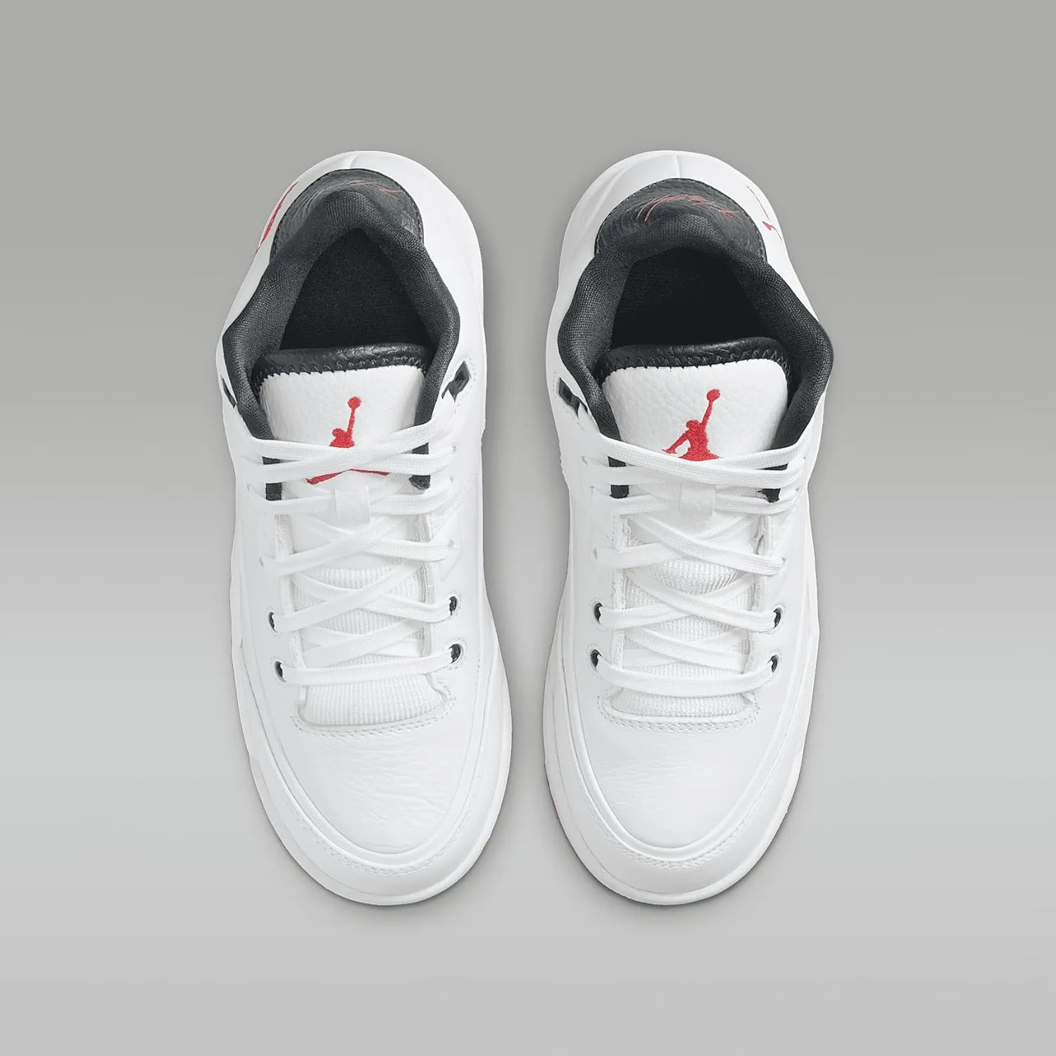 Jordan Flight Origin 3 Big Kids' Shoes (IB3692-100, White/Black/Gym Red)