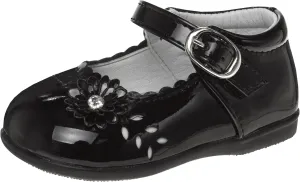 Josmo Baby Girls Mary Jane Flats Slipon - Newborn Infant Formal Dress Shoes School Uniform - (Size 3-8 Infant-Toddlers)