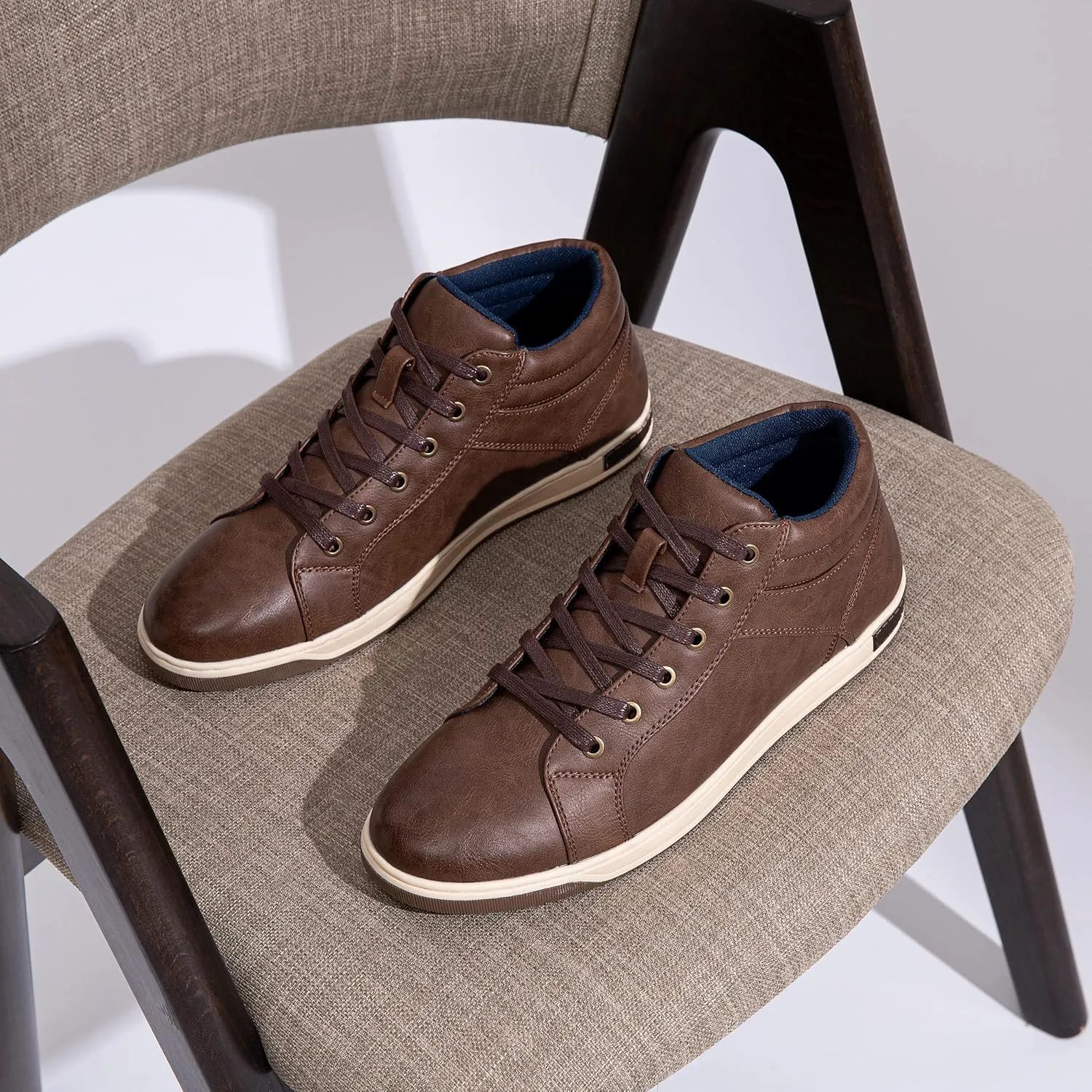 Jousen Men's Fashion Sneakers High Top Dress Sneakers Causal Shoes for Men