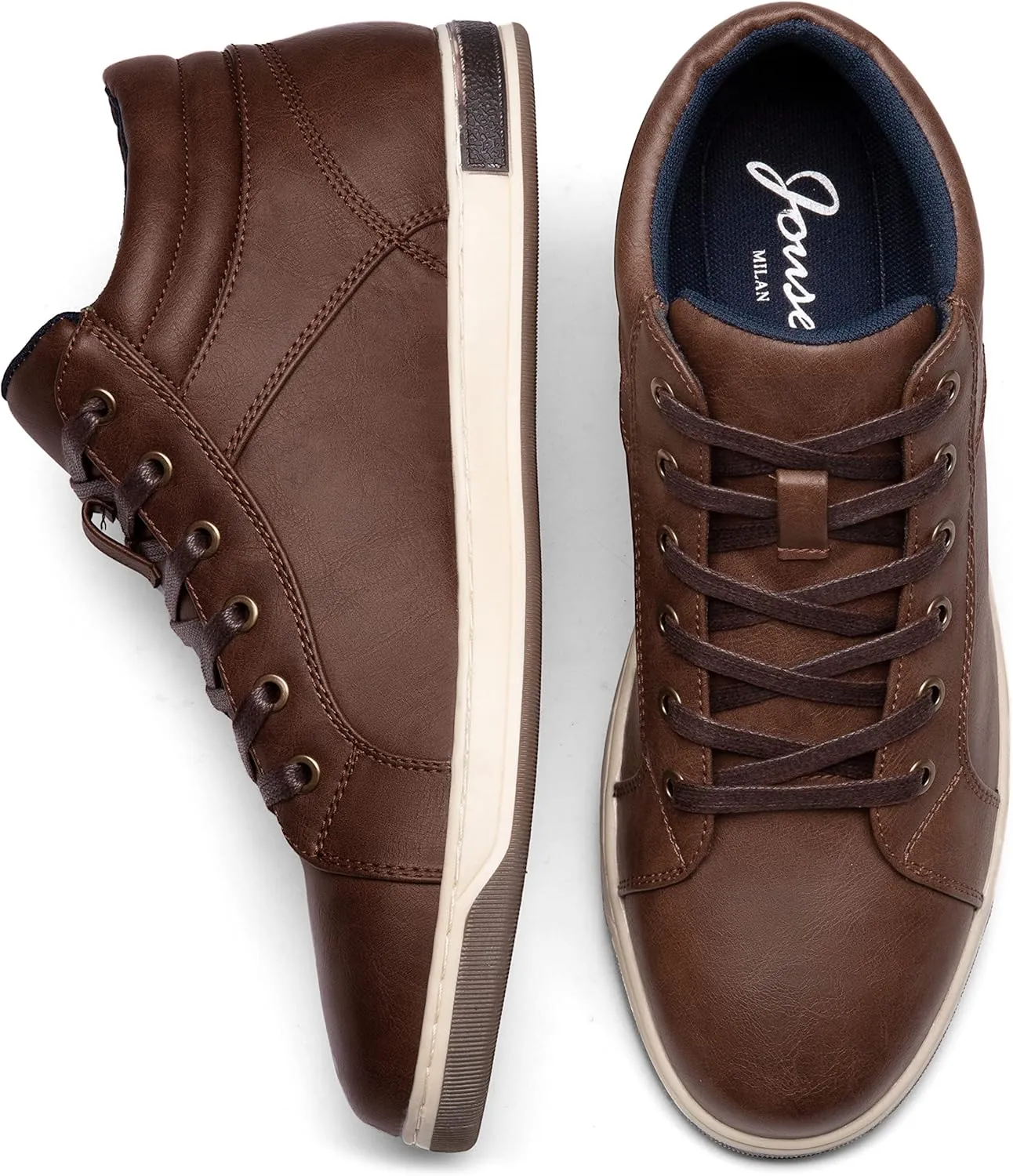 Jousen Men's Fashion Sneakers High Top Dress Sneakers Causal Shoes for Men