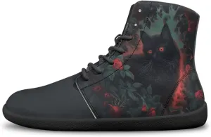 JoyLamoria Unisex High Top Sneakers Mandala Style Leather Shoes Lace-up Comfortable Casual Fashion Sneakers