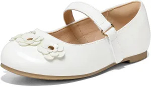 K KomForme Girl's Ballet Flats Non-Slip Soft Mary Jane Walking Party Dress Shoes for Toddler/Little Kid/Big Kid