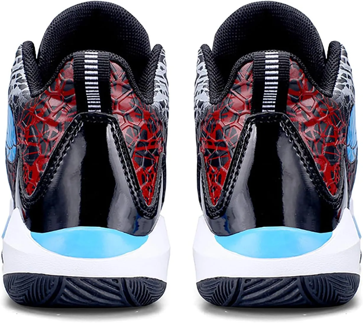 Kids Basketball Shoes High-top Sports Shoes Boys Sneakers Durable Lace-up Non-Slip Running Shoes Secure for Little Kids Big Kids