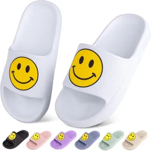 Kids Cloud Slides丨Pillow Sandals for Boys Girls丨Quick Drying Bathroom Shower Sandals丨Summer Beach Pool Slippers| Thick Sole Non-Slip