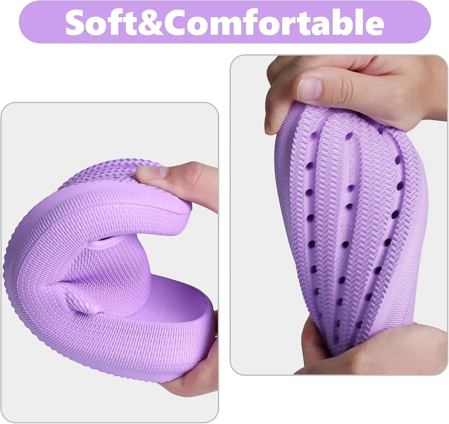 Kids Cloud Slides丨Pillow Sandals for Boys Girls丨Quick Drying Bathroom Shower Sandals丨Summer Beach Pool Slippers| Thick Sole Non-Slip