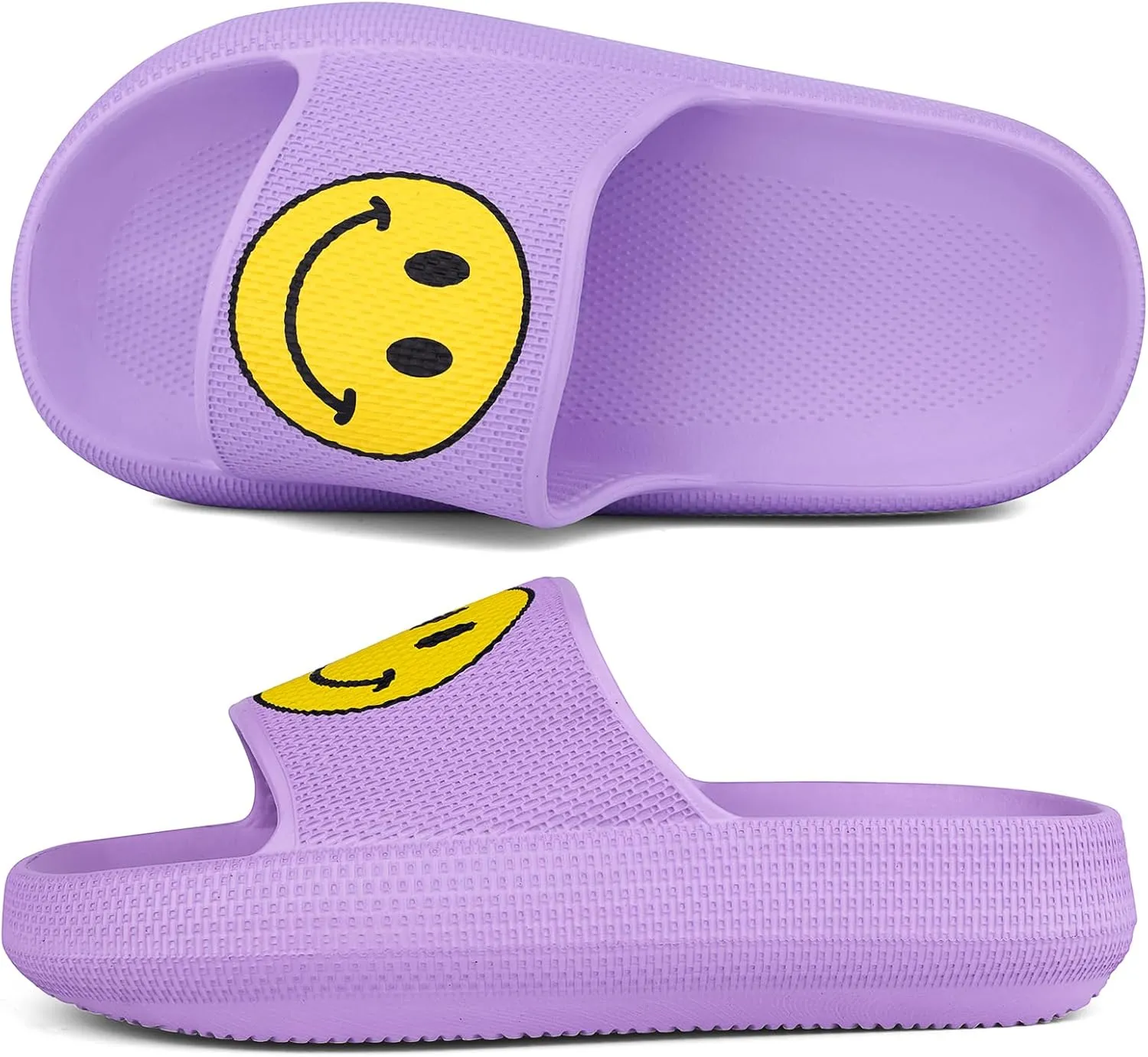 Kids Cloud Slides丨Pillow Sandals for Boys Girls丨Quick Drying Bathroom Shower Sandals丨Summer Beach Pool Slippers| Thick Sole Non-Slip