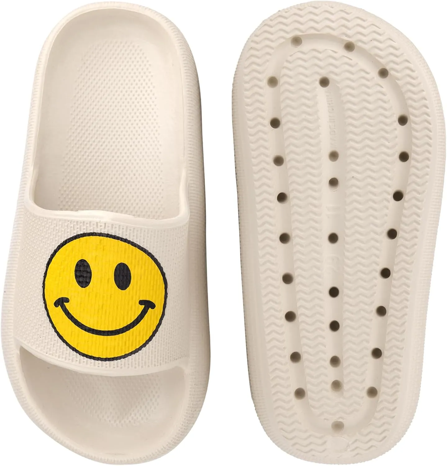 Kids Cloud Slides丨Pillow Sandals for Boys Girls丨Quick Drying Bathroom Shower Sandals丨Summer Beach Pool Slippers| Thick Sole Non-Slip