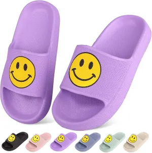 Kids Cloud Slides丨Pillow Sandals for Boys Girls丨Quick Drying Bathroom Shower Sandals丨Summer Beach Pool Slippers| Thick Sole Non-Slip