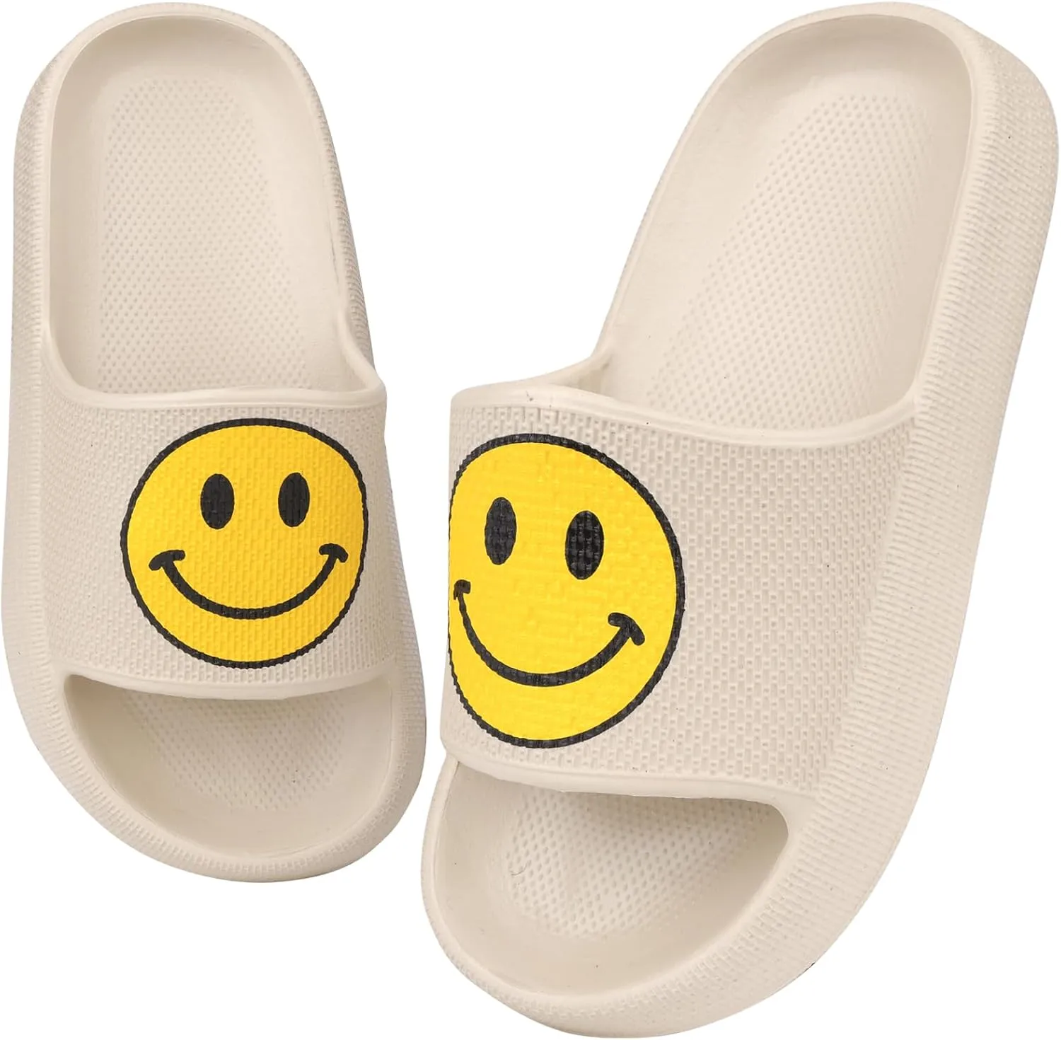 Kids Cloud Slides丨Pillow Sandals for Boys Girls丨Quick Drying Bathroom Shower Sandals丨Summer Beach Pool Slippers| Thick Sole Non-Slip