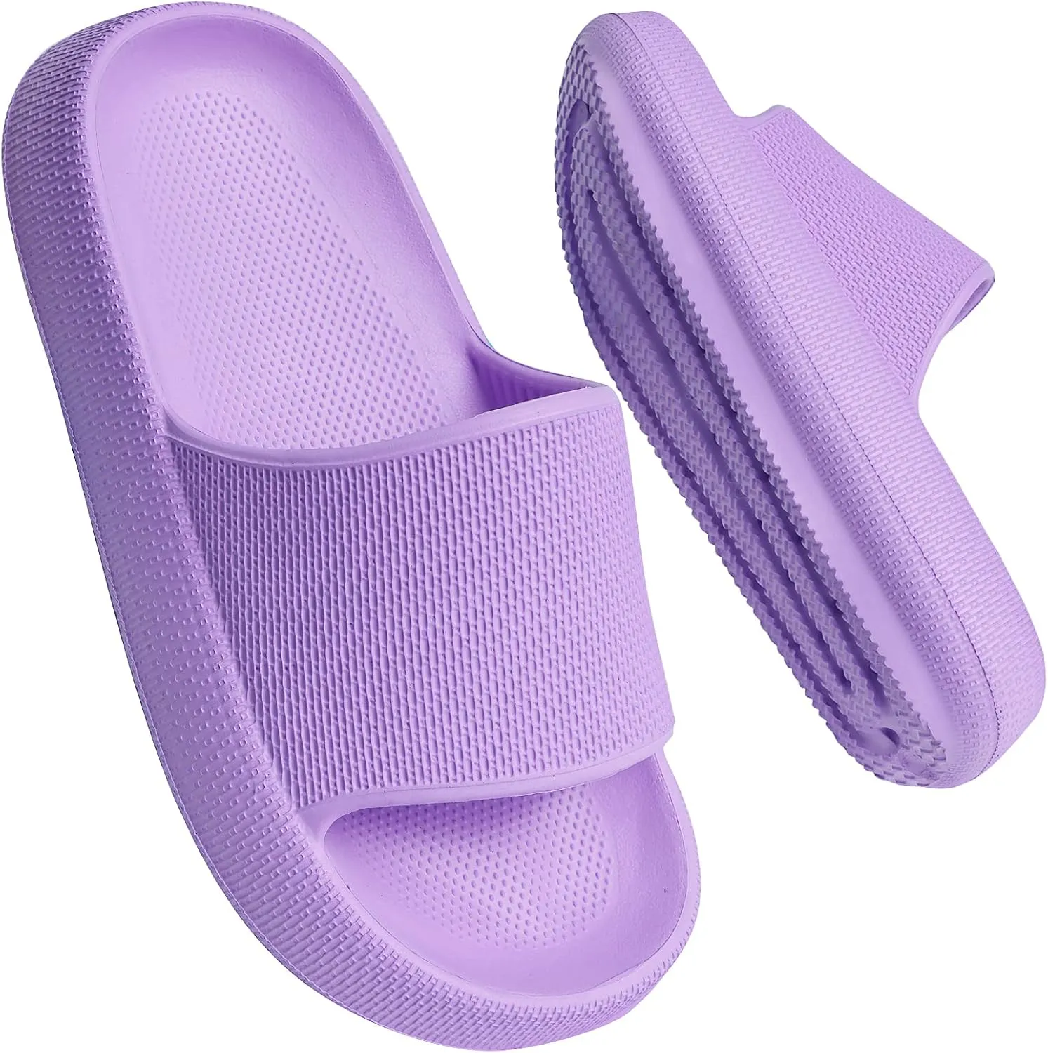 Kids Cloud Slides丨Pillow Sandals for Boys Girls丨Quick Drying Bathroom Shower Sandals丨Summer Beach Pool Slippers| Thick Sole Non-Slip