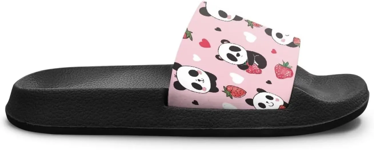 Kids Shower Slides丨Animal Graphic Sandals for Girls丨Quick Drying Bathroom Shower Sandals丨Summer Beach Pool Slippers| Thick Sole Non-Slip