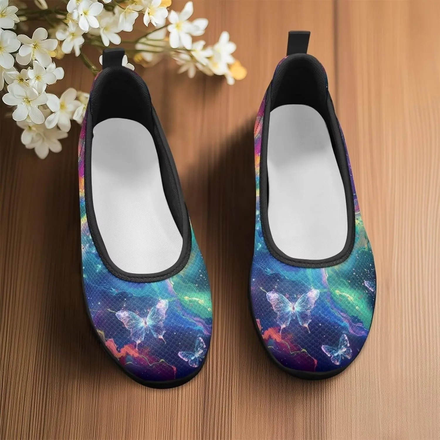 Ladies Slip on Loafer Shoes Womens Flats Shoes Ballet Pregnant Women Work Casual Comfortable