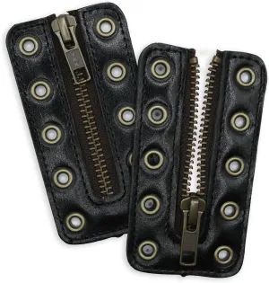 Leather Lace-in Boot Zipper Inserts for All Brands, Tieless Shoe Laces
