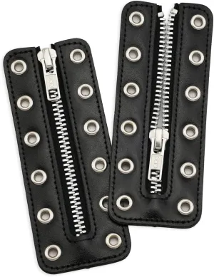 Leather Lace-in Boot Zipper Inserts for All Brands, Tieless Shoe Laces