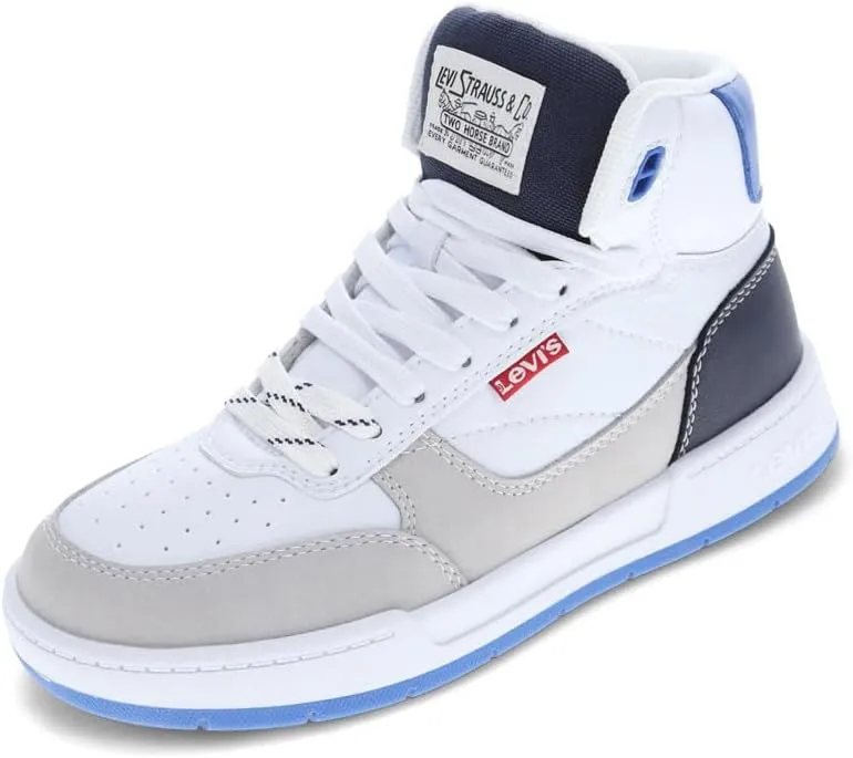 Levi's Kids Venice Synthetic Leather Casual Hightop Sneaker Shoe
