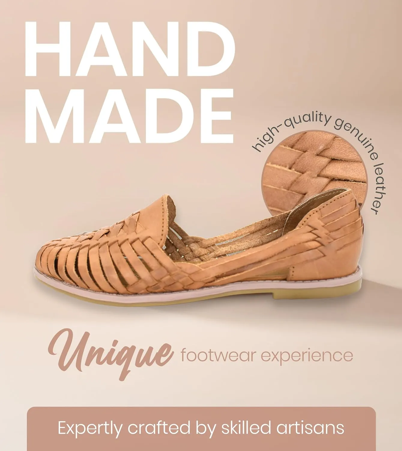 Macarena Collection Womens Shoes Leather Sandals for Women | Huarache Handmade Mexican Sandals Women | Comfortable & Stylish Womens Sandals 2206