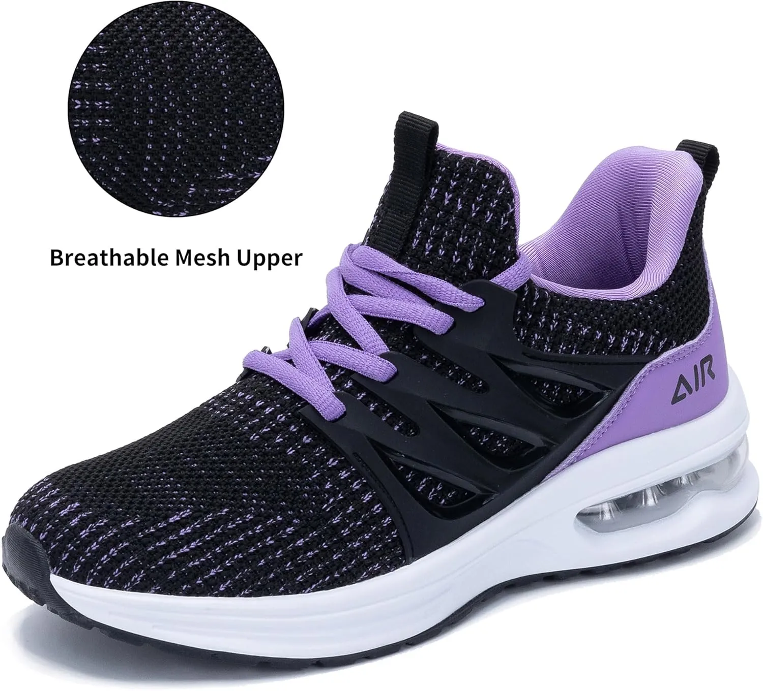 MAFEKE Womens Air Running Shoes Tennis Walking Sneakers Athletic Sport Shoes Lightweight Slip On Footwear for Gym Jogging Size 5.5-11