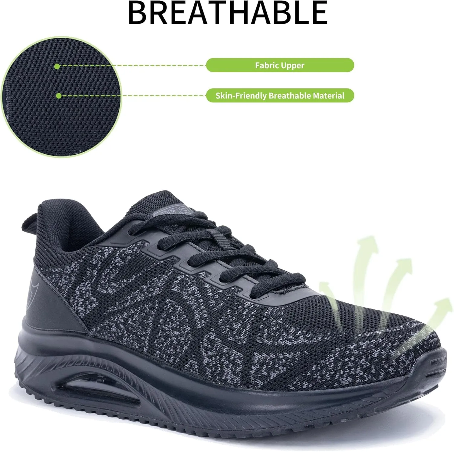 MAFEKE Womens Walking Shoes with Arch Support, Air Tennis Orthotic Fashion Sneakers for Plantar Fasciitis Pain Relief Size 5.5-11