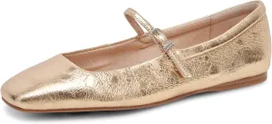 Mary Jane Ballet Flats for Women Casual Square Toe Slip On Flats Comfortable Ankle Buckle Strap Ballerina Shoes