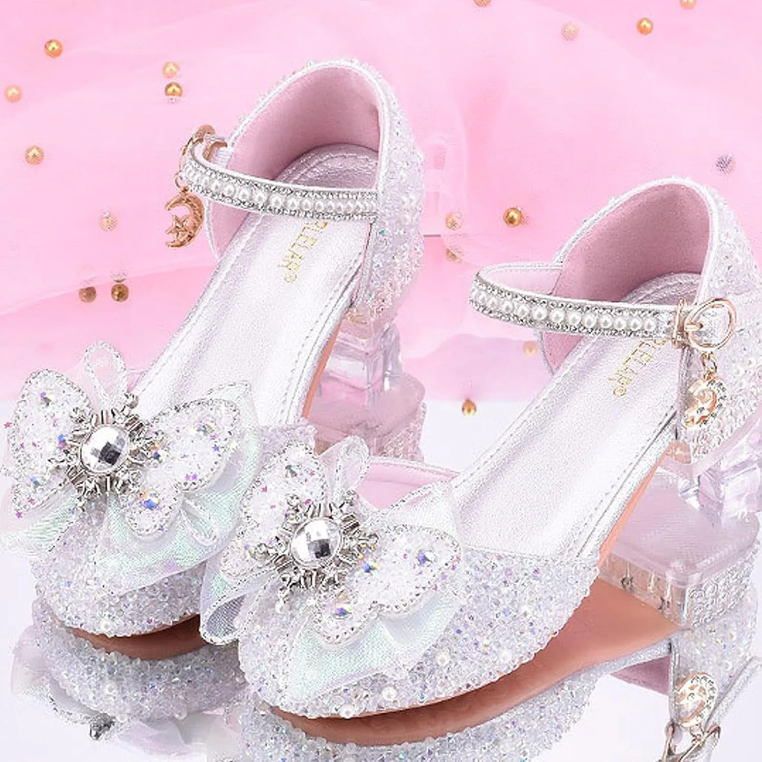 Mary Jane Shoes for Girls Bownot Non Slip Soft Sole Ballet Mary Jane Flats Newborn Infant First Walker Dress Shoes