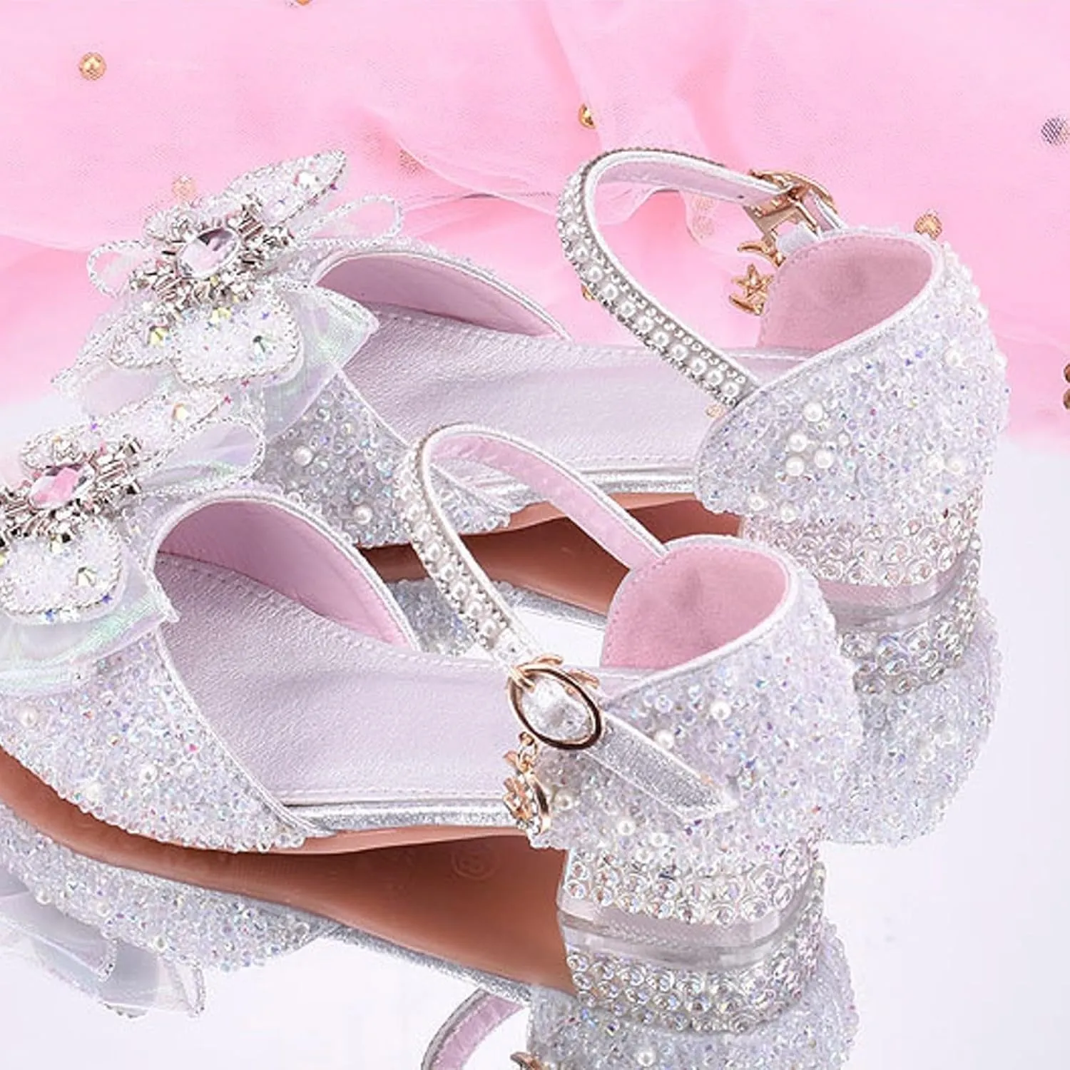 Mary Jane Shoes for Girls Bownot Non Slip Soft Sole Ballet Mary Jane Flats Newborn Infant First Walker Dress Shoes