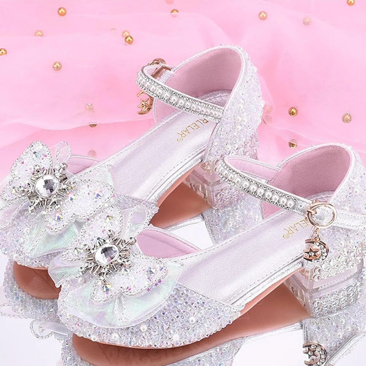 Mary Jane Shoes for Girls Bownot Non Slip Soft Sole Ballet Mary Jane Flats Newborn Infant First Walker Dress Shoes