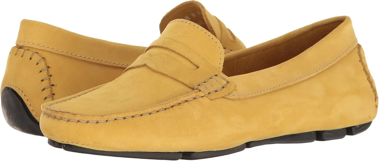 Massimo Matteo Penny Keeper - Loafers for Women - Rich Nubuck - Leather Upper - Cushioned Leather Footbed