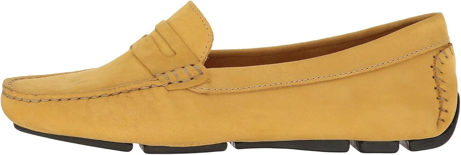 Massimo Matteo Penny Keeper - Loafers for Women - Rich Nubuck - Leather Upper - Cushioned Leather Footbed