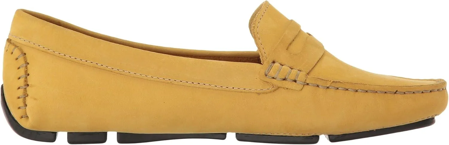Massimo Matteo Penny Keeper - Loafers for Women - Rich Nubuck - Leather Upper - Cushioned Leather Footbed