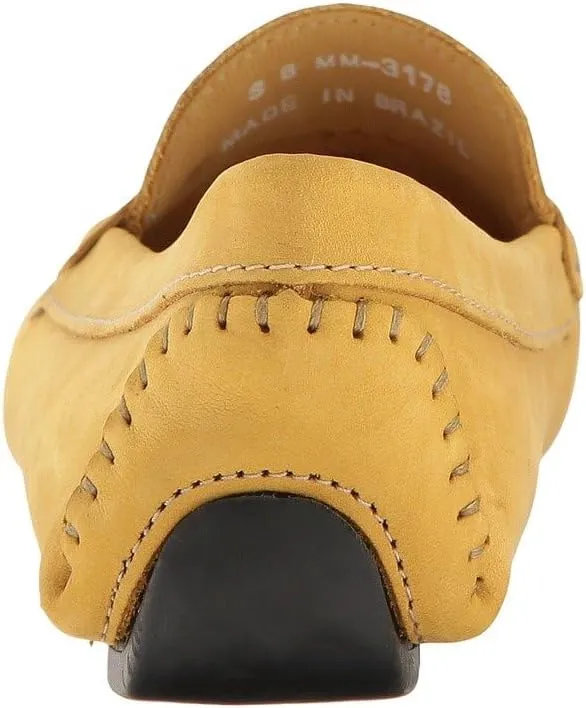 Massimo Matteo Penny Keeper - Loafers for Women - Rich Nubuck - Leather Upper - Cushioned Leather Footbed