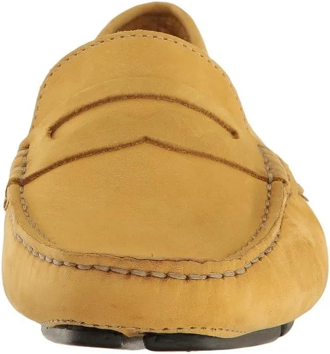 Massimo Matteo Penny Keeper - Loafers for Women - Rich Nubuck - Leather Upper - Cushioned Leather Footbed