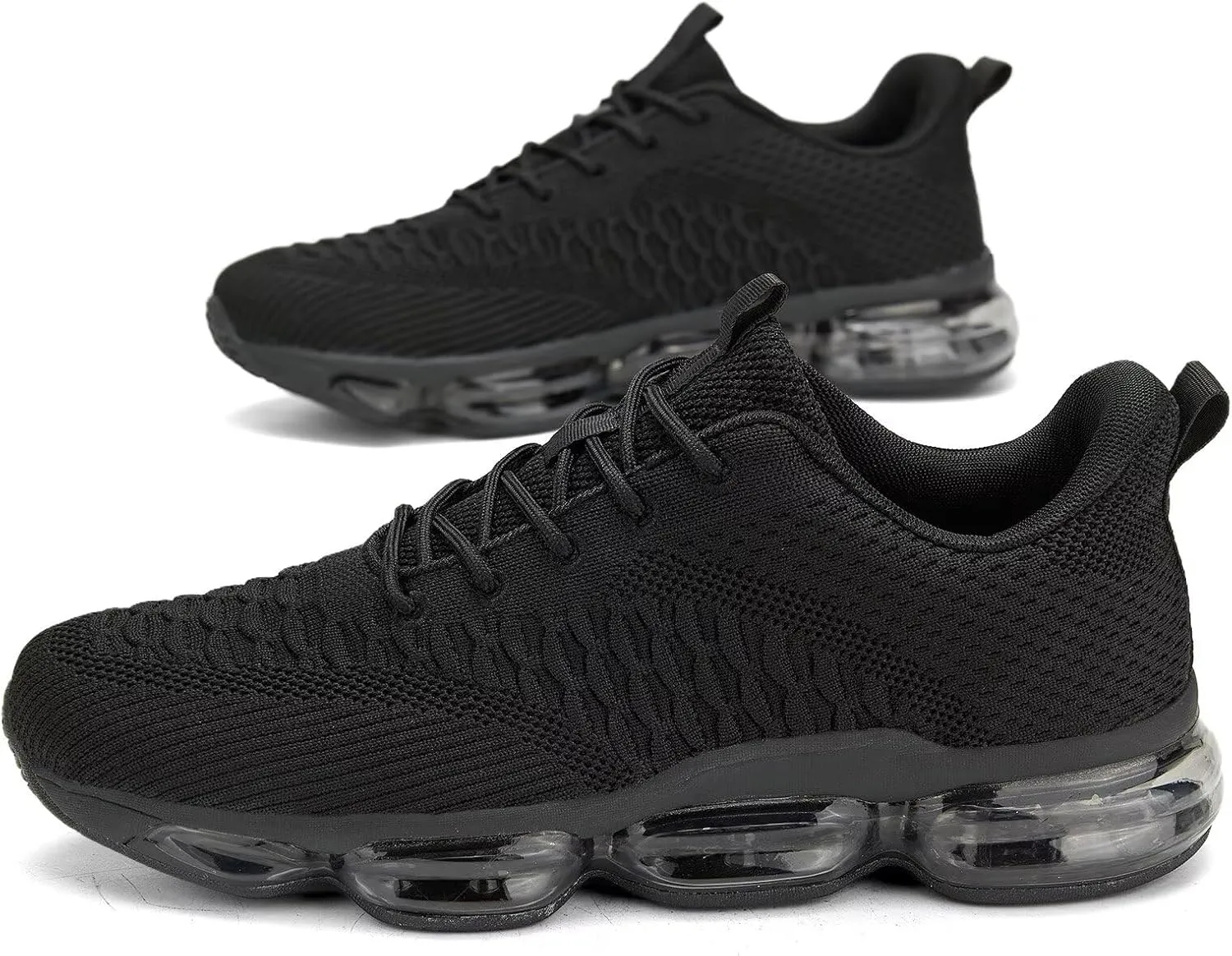 Mens Air Cushion Running Shoes Fashion Casual Walking Tennis Sneakers Non Slip Breathable Trail Sport Gym