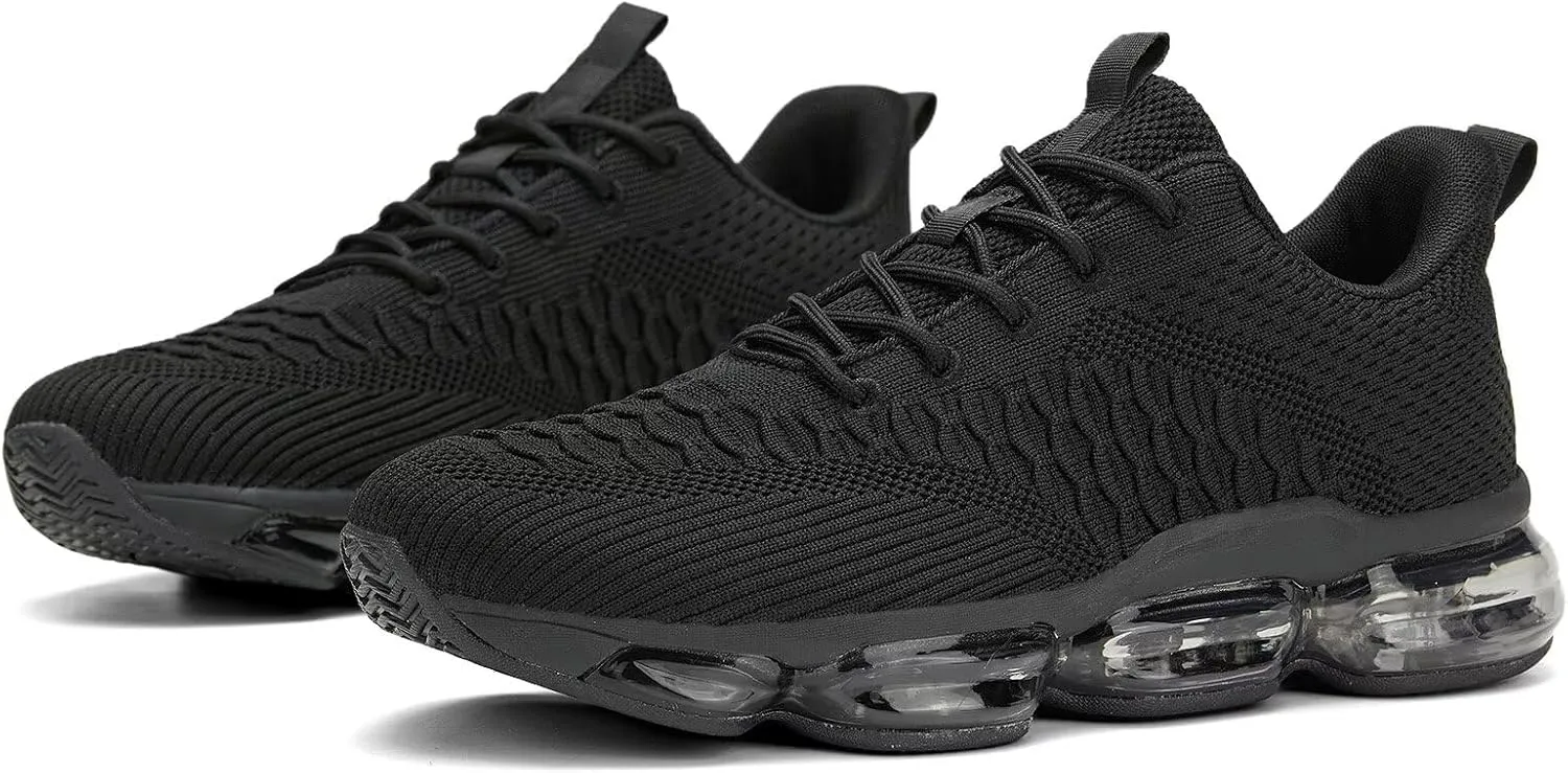 Mens Air Cushion Running Shoes Fashion Casual Walking Tennis Sneakers Non Slip Breathable Trail Sport Gym