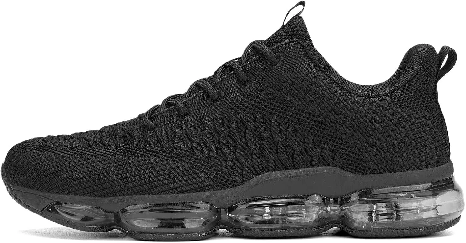 Mens Air Cushion Running Shoes Fashion Casual Walking Tennis Sneakers Non Slip Breathable Trail Sport Gym