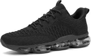 Mens Air Cushion Running Shoes Fashion Casual Walking Tennis Sneakers Non Slip Breathable Trail Sport Gym