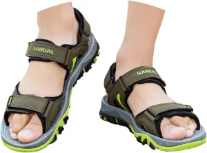 Men's Athletic Arch Support Sandals with Adjustable Hook And Loop Straps Hiking Beach Sport Outdoor Summer Sandals