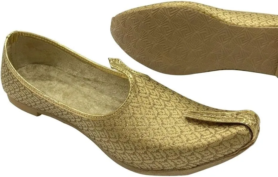 Men's Cream Wedding Shoes Sherwani Punjabi Jutti Traditional Ethnic Flats Mojari Khussa Juti