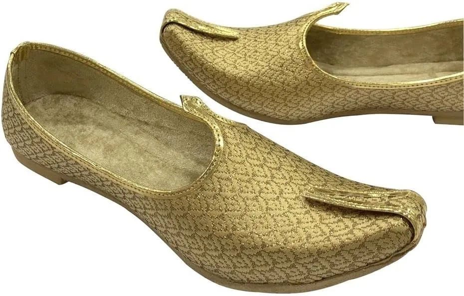 Men's Cream Wedding Shoes Sherwani Punjabi Jutti Traditional Ethnic Flats Mojari Khussa Juti