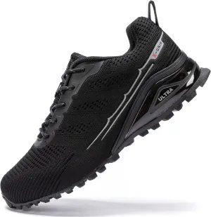 Men's Fashion Sneakers Lightweight Breathable Walking Shoes Tennis Cross Training Shoe Non Slip Trail Running Shoes