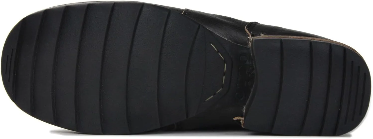 Men's Grippy Black Iron Piece Toe-tipped Design Chukka Boots Lace-up Motorcycle Casual Leather Dress Ankle Boot for Men Fashion 6015-3-A-R