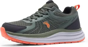 Men's Orthopedic Trail Running Shoes: Comfortable Casual Arch Support Plantar Fasciitis Workout Walking Shoes, Orthotic Flat Feet Hiking Sport Gym Cross Training Sneakers for Foot and Heel Pain Relief