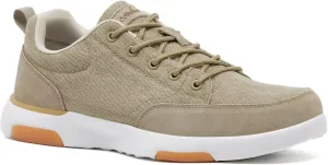 Men's Orthopedic Walking Fashion Shoes: Shock Absorbing Popular Sneakers for Mens, Outdoor Casual Canvas Shoes for Heel Pain Relief, Cushioned Work Shoes with Durable Eva Sole Khaki Size 9
