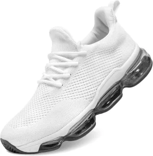 Mens Running Shoes Air Cushion Walking Basketball Sneakers Fashion Tennis Breathable Sport Gym Fitness Cross Trainers