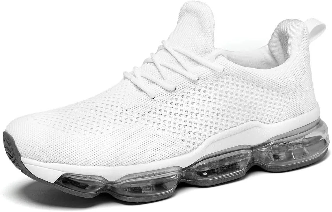 Mens Running Shoes Air Cushion Walking Basketball Sneakers Fashion Tennis Breathable Sport Gym Fitness Cross Trainers