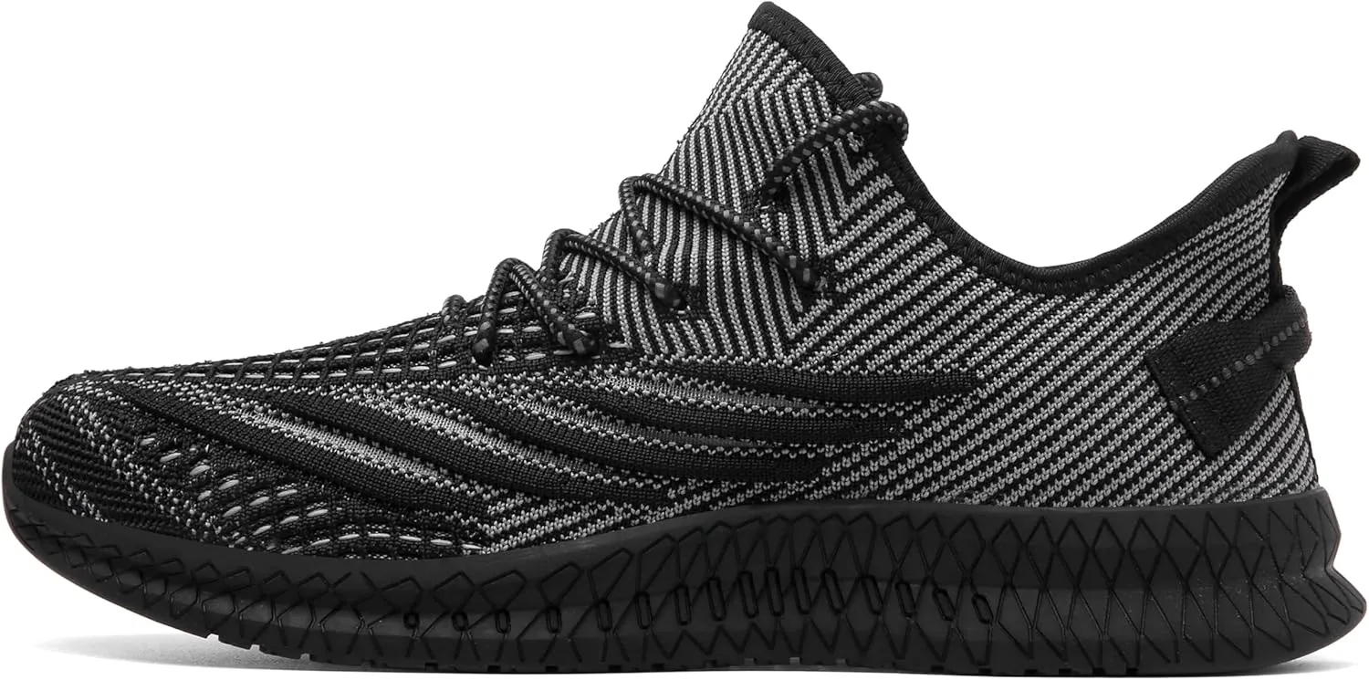 Men's Running Shoes - Lightweight Athletic Sneakers with Breathable Mesh, Non-Slip Sole for Gym, Walking, and Daily Wear - Available in Sizes 14-18