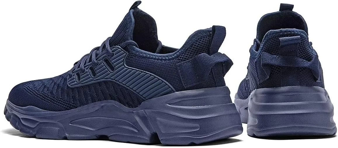 Mens Running Tennis Shoes Slip on Walking Fashion Athletic Sneakers Work Gym Shoes Comfort Lightweight Mesh Soft Sole