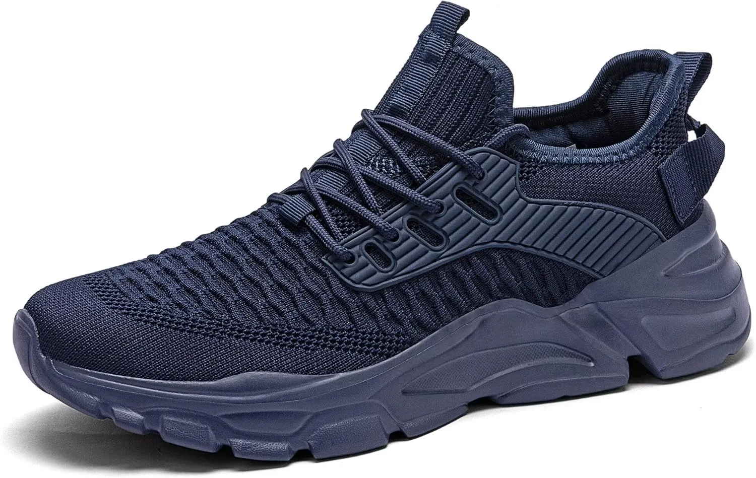 Mens Running Tennis Shoes Slip on Walking Fashion Athletic Sneakers Work Gym Shoes Comfort Lightweight Mesh Soft Sole