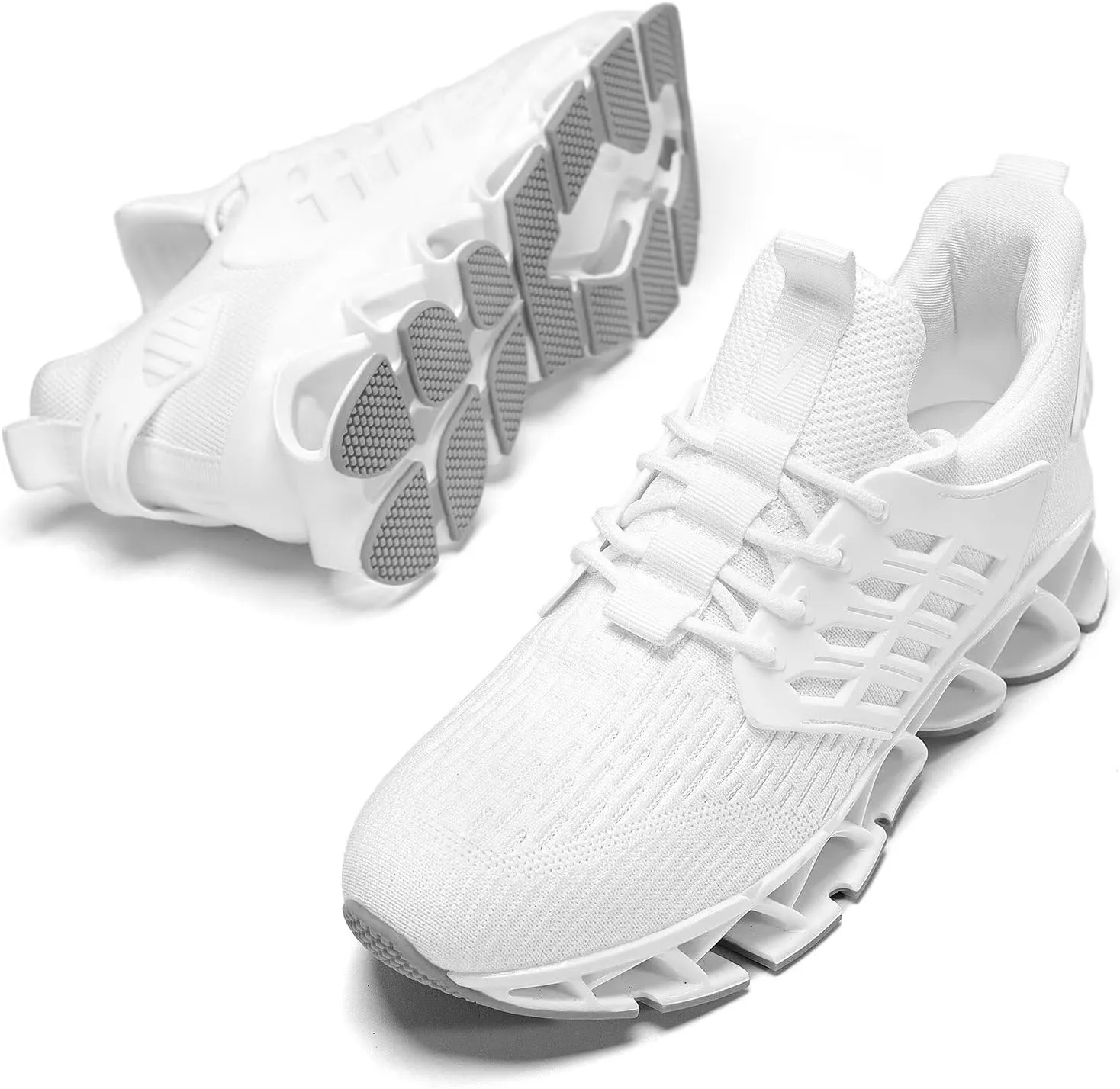 Mens Walking Shoes Slip on Blade Tennis Casual Fashion Trail Running Sneakers Comfort Non Slip Work Sport Athletic Trainers